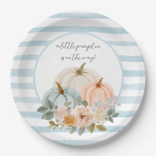 Dusty Blue Pumpkin Teller Rustic Fall Baby Shooter