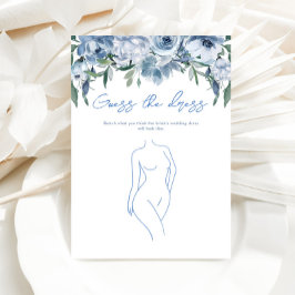 Dusty Blue rät das Dress Brautparty Game