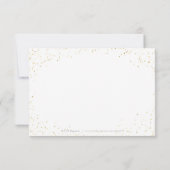 Dusty Blue Rose New Orleans Club New Orleans Club RSVP Karte (Rückseite)