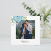 Dusty Blue Rose NewlyWeds Wedding (Stehend Vorderseite)