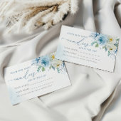 Dusty Blue Rose Wie viele Candies Showspielkarten Platzkarte