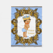 Dusty Blue Royal Prince Custom Fleecedecke (Vorderseite)