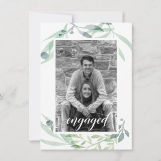 Dusty Blue Sage Green Botanicals Foto Save The Date