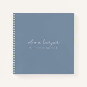 Dusty Blue schreibt meinem Daughter Memory Keepake Notizblock (Vorderseite)