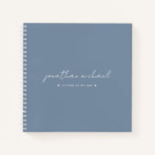 Dusty Blue schreibt mir den Son Memory Keepake Notizblock (Vorderseite)