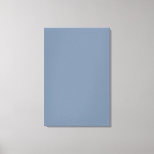 Dusty Blue Slate Gray Grey Solid Color Background Leinwanddruck (Vorderseite)