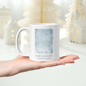 Dusty Blue Snowflake Kaffeetasse