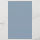 Dusty Blue Solid Color (Rückseite)