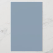 Dusty Blue Solid Color (Vorderseite)