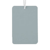 Dusty Blue Solid Color Autolufterfrischer (Rückseite)