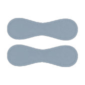 Dusty Blue Solid Color Baseball (Paneele)