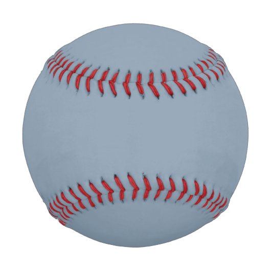 Dusty Blue Solid Color Baseball (Rückseite)