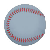 Dusty Blue Solid Color Baseball (Vorderseite Links)