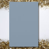 Dusty Blue Solid Color Briefpapier