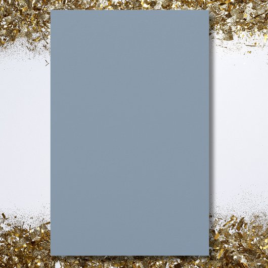 Dusty Blue Solid Color Briefpapier