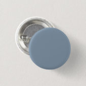 Dusty Blue Solid Color Button (Vorne & Hinten)