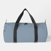Dusty Blue Solid Color Duffle Bag (Rückseite)