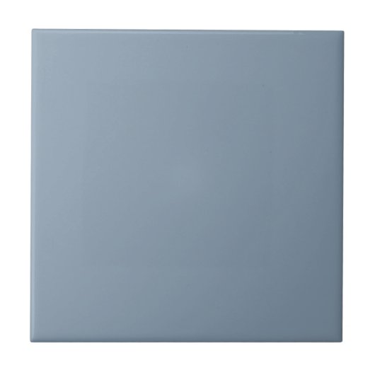 Dusty Blue Solid Color Fliese (Vorderseite)