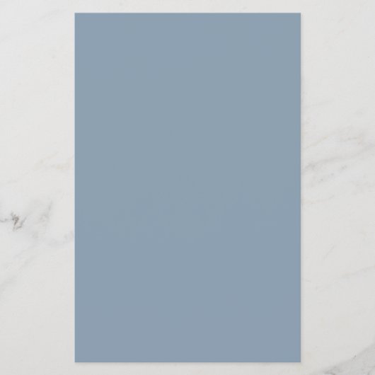 Dusty Blue Solid Color Flyer (Vorne)