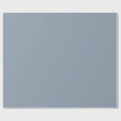 Dusty Blue Solid Color Geschenkpapier (Flach)