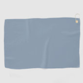 Dusty Blue Solid Color Golfhandtuch (Horizontal)