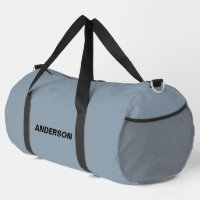 Dusty Blue Solid Color Individuelle Name