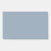 Dusty Blue Solid Color Post-it Klebezettel (Vorderseite)