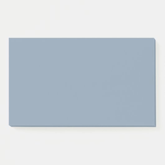 Dusty Blue Solid Color Post-it Klebezettel (Vorderseite)