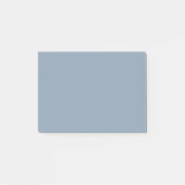Dusty Blue Solid Color Post-it Klebezettel (Vorderseite)