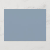 Dusty Blue Solid Color Postkarte (Vorderseite)