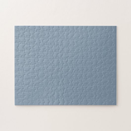 Dusty Blue Solid Color Puzzle (Horizontal)