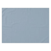 Dusty Blue Solid Color Tischdecke (Vorderseite (Horizontal))