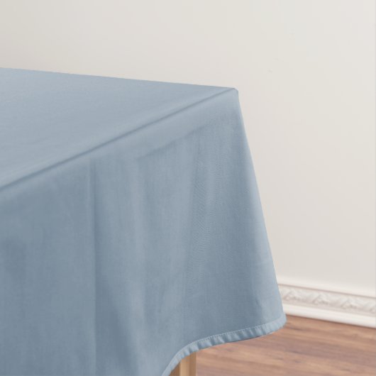 Dusty Blue Solid Color Tischdecke (Beispiel)