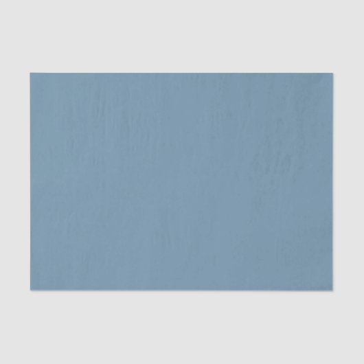 Dusty Blue Solid Color Tissue Seidenpapier (Vorderseite)