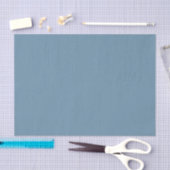 Dusty Blue Solid Color Tissue Seidenpapier (Handwerk)