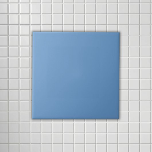 Dusty blue solid fliese
