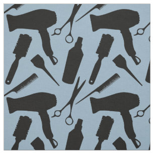Dusty Blue Stylist Tools Friseursalon Stoff