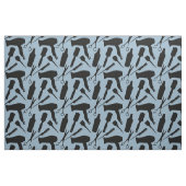 Dusty Blue Stylist Tools Friseursalon Stoff (Fat Quarter (45,7 x 55,9 cm))