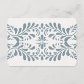 Dusty Blue Talavera Tile Books for Baby Boy Insert (Rückseite)