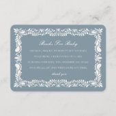 Dusty Blue Talavera Tile Books for Baby Boy Insert (Vorderseite)