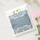 Dusty Blue Talavera Tile Fiesta Wedding Dessert Geschenktütchen (Versiegelt)