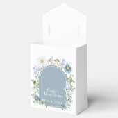 Dusty Blue Tee Party Baby in Bloom Baby Dusche Geschenkschachtel (Geöffnet)