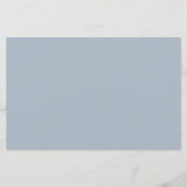 Dusty Blue The Night Before Probe Dinner (Rückseite)