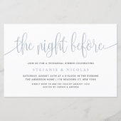 Dusty Blue The Night Before Probe Dinner (Vorderseite)