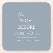 Dusty Blue The Night Before Probe Dinner Party