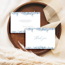 Dusty Blue Toile Französische Rose Klassische Hoch