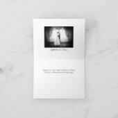 Dusty Blue Two Foto Danke-Card Dankeskarte (Innenseite)