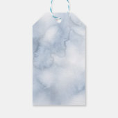 Dusty Blue und Blush Beach Inspiriert Vielen Dank Geschenkanhänger (Rückseite)