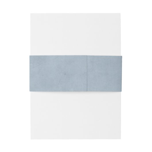 Dusty Blue und Gipskraut Blumenreath Einladungsbanderole (Rückseitenbeispiel)