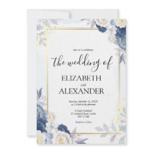 Dusty Blue und Gold Elegante Rustikale Hochzeit